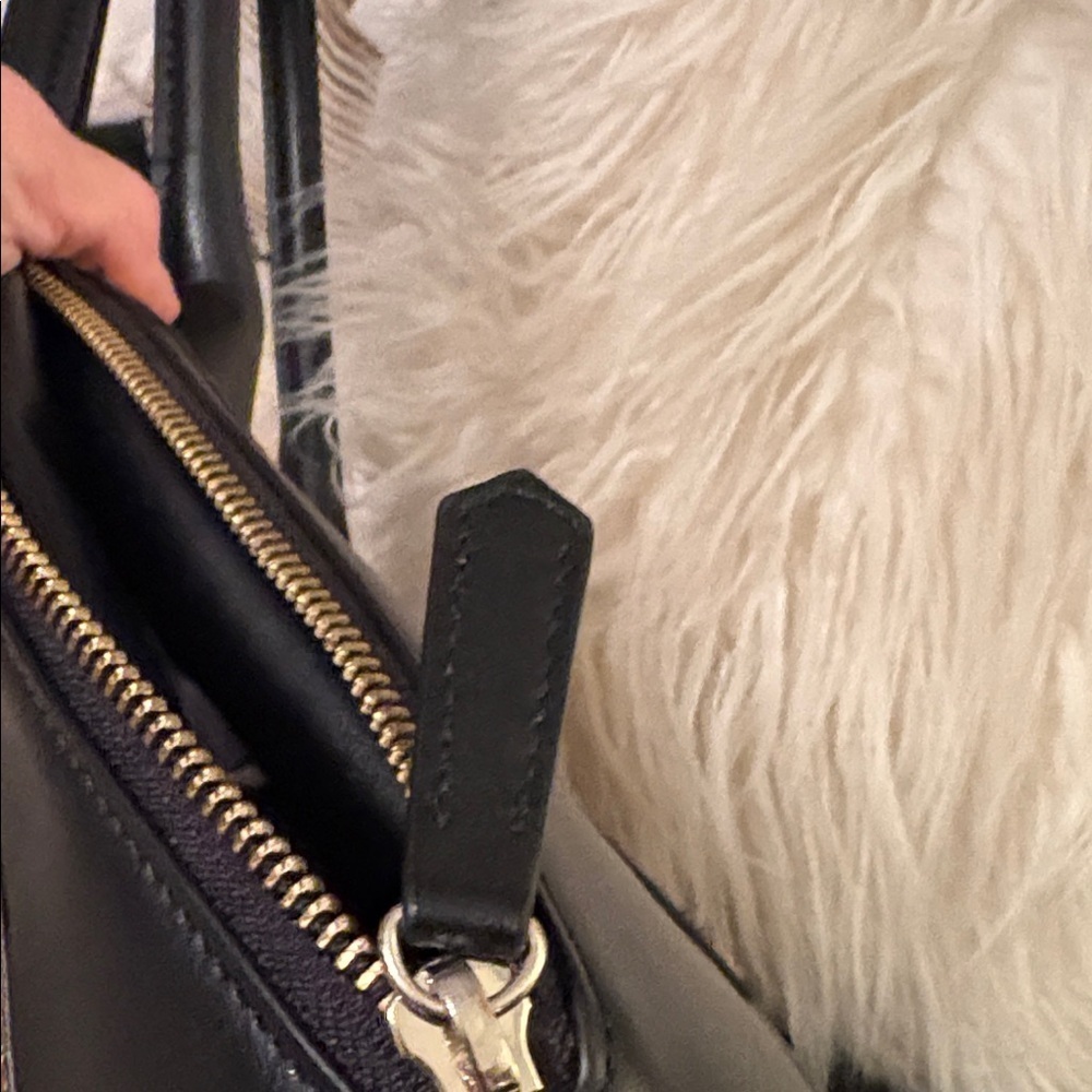 White House Black Market Leopard and Black Satchel - Picture 10 of 11